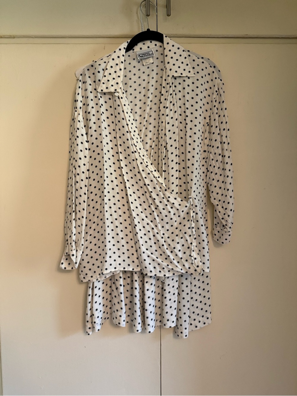 Vintage light weight Japanese style skirt set with stars ⭐️